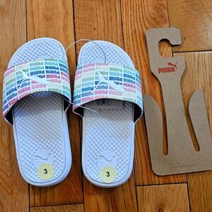 Puma Colorful Kid's Slides Size 3